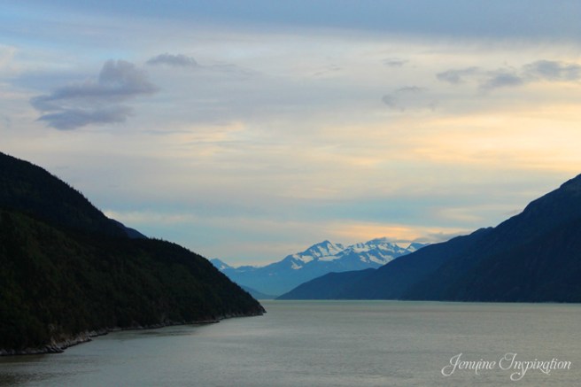 Sunrise at Tracy Arm Fjord